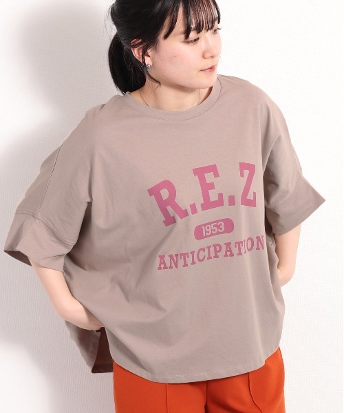 cepo(セポ)の「<新色追加>カレッジロゴポンチョTee(Tシャツ/カットソー・レディース・ブラック/オフホワイト/イエロー/ベージュ/ブラック系その他/ホワイト系その他/ベージュ系その他・M)」の10枚目の写真