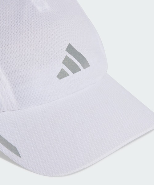 adidas(アディダス)の「ランニングAEROREADY 4パネルメッシュキャップ / アディダス adidas(キャップ・メンズ・ホワイト/Black・MEDIUM/LARGE/X-LARGE)」の4枚目の写真
