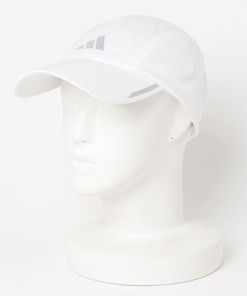 adidas(アディダス)の「ランニングAEROREADY 4パネルメッシュキャップ / アディダス adidas(キャップ・メンズ・ホワイト/Black・MEDIUM/LARGE/X-LARGE)」の7枚目の写真