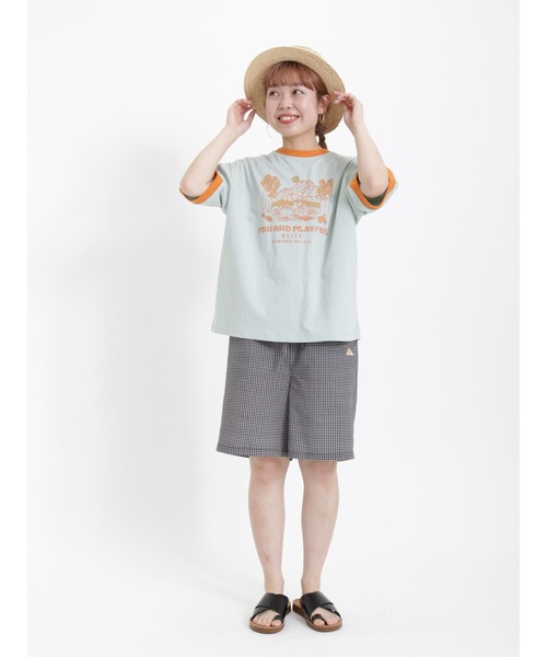 Samansa Mos2（サマンサ モスモス）の「【KELTY×SamansaMos2】シカプリントTシャツ（Tシャツ/カットソー・レディース・ミント/クリーム・ﾌﾘ-）」の6枚目の写真