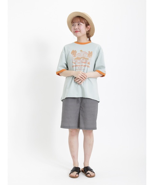 Samansa Mos2（サマンサ モスモス）の「【KELTY×SamansaMos2】シカプリントTシャツ（Tシャツ/カットソー・レディース・ミント/クリーム・ﾌﾘ-）」の7枚目の写真