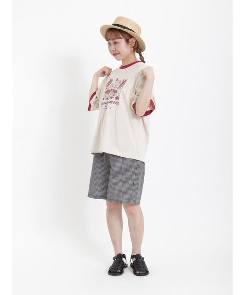 Samansa Mos2（サマンサ モスモス）の「【KELTY×SamansaMos2】シカプリントTシャツ（Tシャツ/カットソー・レディース・ミント/クリーム・ﾌﾘ-）」の9枚目の写真