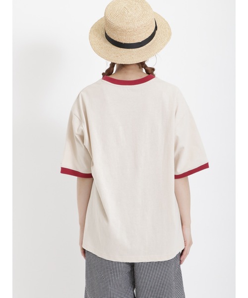 Samansa Mos2（サマンサ モスモス）の「【KELTY×SamansaMos2】シカプリントTシャツ（Tシャツ/カットソー・レディース・ミント/クリーム・ﾌﾘ-）」の17枚目の写真