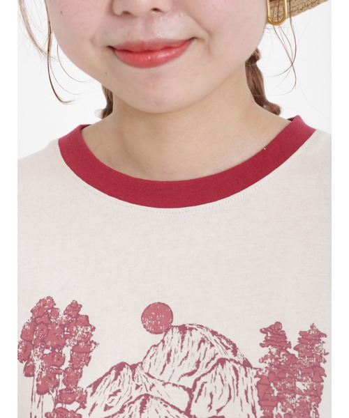 Samansa Mos2（サマンサ モスモス）の「【KELTY×SamansaMos2】シカプリントTシャツ（Tシャツ/カットソー・レディース・ミント/クリーム・ﾌﾘ-）」の18枚目の写真