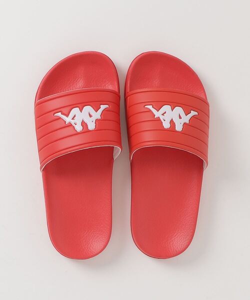 Kappa（カッパ）の「Kappa(カッパ)LOGO NOLES/サンダル/シャワーサンダル/ロゴ/フラット（サンダル・メンズ・レッド/オリーブ×ブラック/ホワイト×ブラック/ブラック×ホワイト・23/24/25/26/27/28）」の6枚目の写真