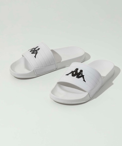 Kappa（カッパ）の「Kappa(カッパ)LOGO NOLES/サンダル/シャワーサンダル/ロゴ/フラット（サンダル・メンズ・レッド/オリーブ×ブラック/ホワイト×ブラック/ブラック×ホワイト・23/24/25/26/27/28）」の2枚目の写真