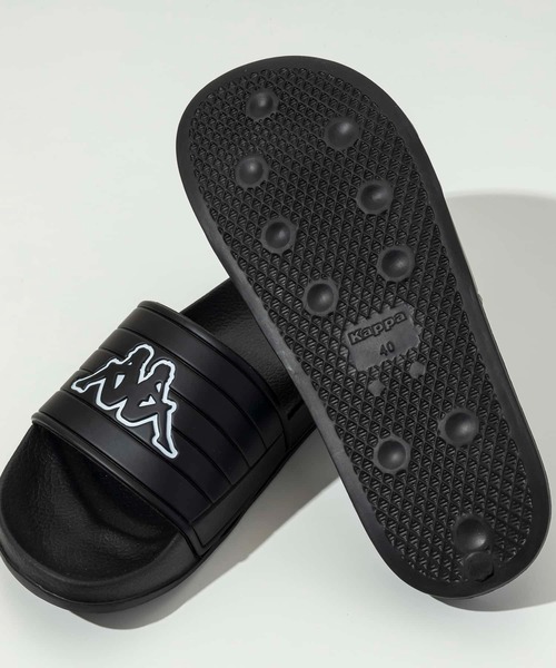 Kappa（カッパ）の「Kappa(カッパ)LOGO NOLES/サンダル/シャワーサンダル/ロゴ/フラット（サンダル・メンズ・レッド/オリーブ×ブラック/ホワイト×ブラック/ブラック×ホワイト・23/24/25/26/27/28）」の9枚目の写真