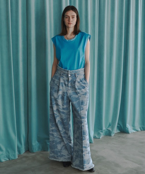 seyto（セイト）の「Cotton U neck sleeveless tops / コットンU