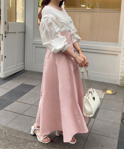 one after another NICE CLAUP（ワンアフターアナザーナイスクラップ）の「ハートエンブレム付きキルティングバック【WEB限定色あり】（ショルダーバッグ・レディース・ブラック/レッド/ピンク/アイボリー・FREE）」の15枚目の写真