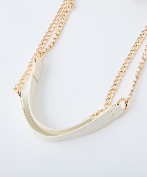 one after another NICE CLAUP（ワンアフターアナザーナイスクラップ）の「ハートエンブレム付きキルティングバック【WEB限定色あり】（ショルダーバッグ・レディース・ブラック/レッド/ピンク/アイボリー・FREE）」の20枚目の写真