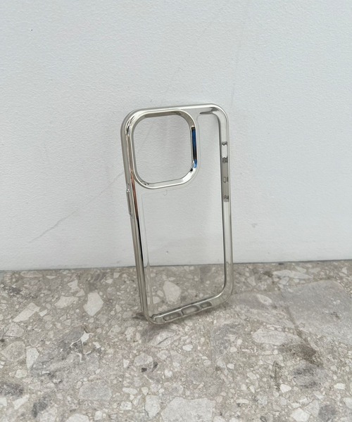 Me%(ミィパーセント)の「【iPhone14PRO対応】メタルフレームiPhoneケース(スマホケース/カバー・レディース・ブラック/グレー/イエロー・FREE)」の9枚目の写真