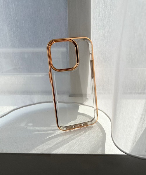 Me%(ミィパーセント)の「【iPhone14PRO対応】メタルフレームiPhoneケース(スマホケース/カバー・レディース・ブラック/グレー/イエロー・FREE)」の10枚目の写真