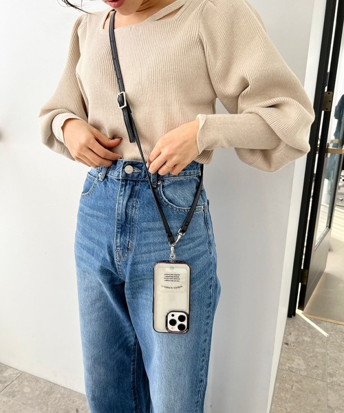 Me%(ミィパーセント)の「【iPhone14PRO対応】メタルフレームiPhoneケース(スマホケース/カバー・レディース・ブラック/グレー/イエロー・FREE)」の14枚目の写真