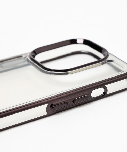 Me%(ミィパーセント)の「【iPhone14PRO対応】メタルフレームiPhoneケース(スマホケース/カバー・レディース・ブラック/グレー/イエロー・FREE)」の21枚目の写真