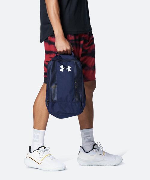 UNDER ARMOUR(アンダーアーマー)の「UAシューズバッグ2(バスケットボール/メンズ)(エコバッグ/サブバッグ・メンズ・ネイビー・ONESIZE)」の5枚目の写真