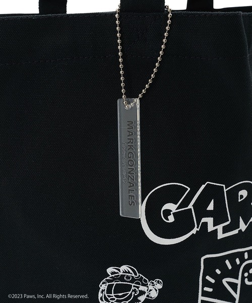 (What it isNt)ART BY MARKGONZALES(ワットイットイズント)の「(What it isNt)ART BY MARK GONZALES キャンバストートバッグ(トートバッグ・レディース・ホワイト/ブラック・FREE)」の7枚目の写真