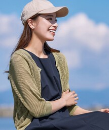 パフスリーブニット」に該当するカーディガン/ボレロ（グリーン