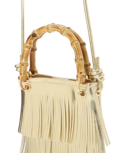 Te chichi(テチチ)の「フリンジミニショルダーバッグ(ハンドバッグ・レディース・シルバー/ゴールド/ブラック・F)」の16枚目の写真