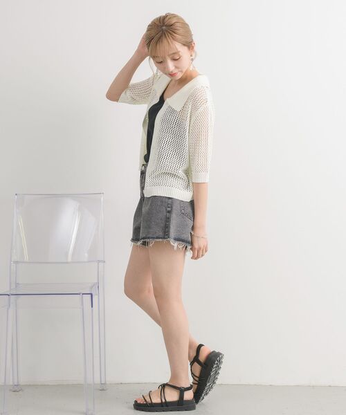 RETRO GIRL(レトロガール)の「アソートダメージデニムSPT(デニムパンツ・レディース・ライトブルー/ブラック/ブルー系その他5・MEDIUM/SMALL)」の5枚目の写真