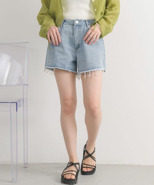 RETRO GIRL(レトロガール)の「アソートダメージデニムSPT(デニムパンツ・レディース・ライトブルー/ブラック/ブルー系その他5・MEDIUM/SMALL)」の17枚目の写真