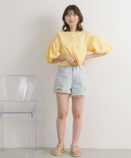 RETRO GIRL(レトロガール)の「アソートダメージデニムSPT(デニムパンツ・レディース・ライトブルー/ブラック/ブルー系その他5・MEDIUM/SMALL)」の20枚目の写真