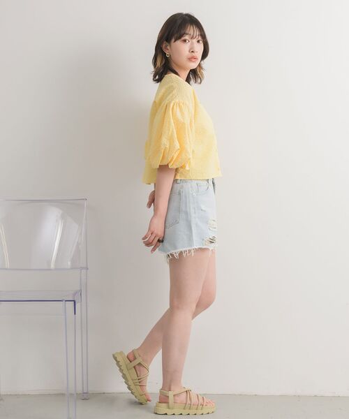 RETRO GIRL(レトロガール)の「アソートダメージデニムSPT(デニムパンツ・レディース・ライトブルー/ブラック/ブルー系その他5・MEDIUM/SMALL)」の22枚目の写真