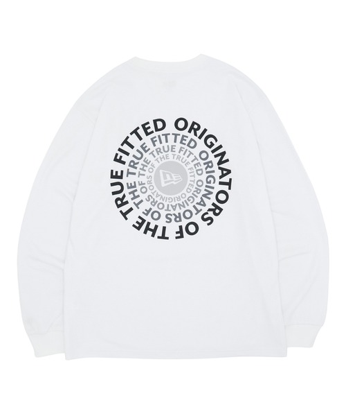 新品　NEW ERA COOLERA Lサイズ ホワイトシャツ 長袖 オーバーサイズド ハーフジップ パフォーマンス Tシャツ