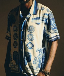 【希少】 HUF × FREDDIE GIBBS レーヨンシャツ 総柄シャツ 75355354b_1_d_215.jpg