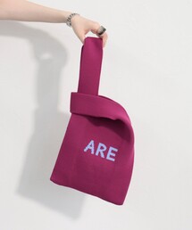 EARTH MADE | 【EARTH MADE/アースメイド】ニットロゴマーケットバッグ(トートバッグ)