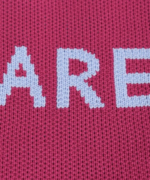 EARTH MADE（アースメイド）の「【EARTH MADE/アースメイド】ニットロゴマーケットバッグ（トートバッグ・レディース・グリーン/キナリ/ブラウン/ピンク・FREE）」の12枚目の写真