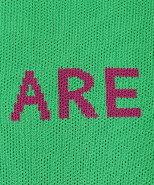 EARTH MADE（アースメイド）の「【EARTH MADE/アースメイド】ニットロゴマーケットバッグ（トートバッグ・レディース・グリーン/キナリ/ブラウン/ピンク・FREE）」の16枚目の写真