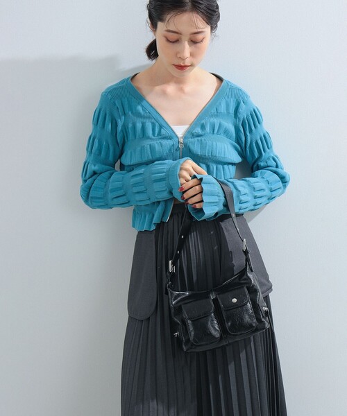 Ray BEAMS（レイビームス）の「Ray BEAMS / ダブル ベルト バッグ（トートバッグ・レディース・ブラック/オレンジ・ONE SIZE）」の5枚目の写真