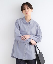 INDIVI | 【羽織り】シンプルシャツブラウス(シャツ/ブラウス)