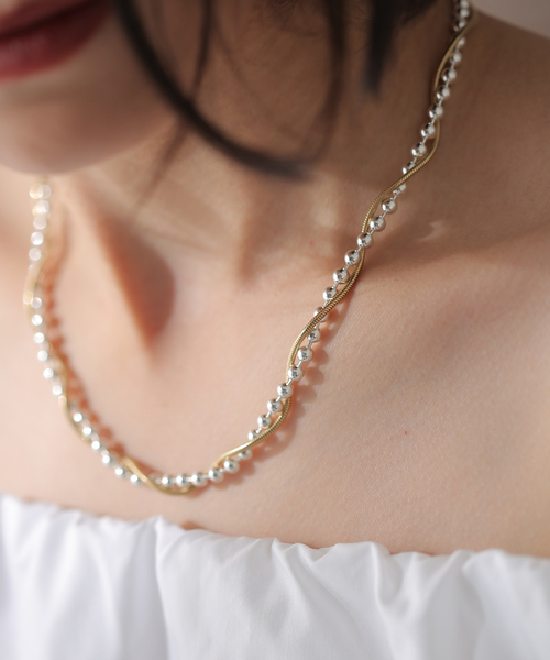 yukaachi様 リクエスト 2点 まとめ商品 SAPIR BACHAR SAPIR BACHAR/サピア バシャール】TWIST NECKLACE：ネックレス