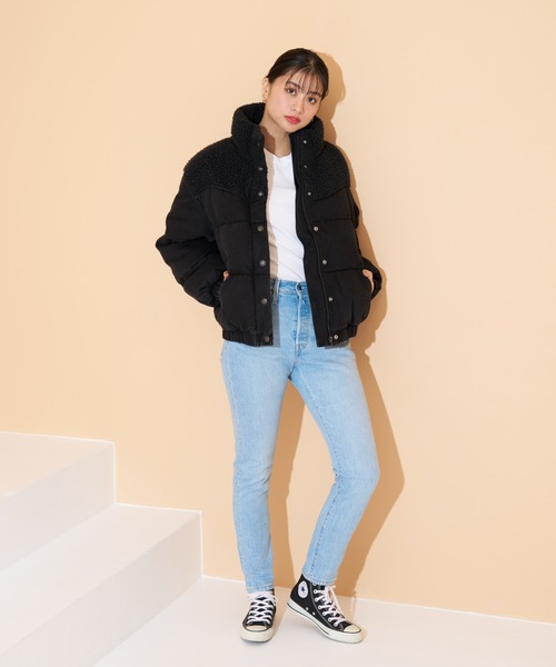 セール】Levi's/リーバイス ウエスタンダウンジャケット ブラック JUNO