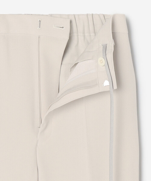 Morris & Sons（モリスアンドサンズ）の「MORRIS & SONS | バックサテンジョーゼットスラックス WOMEN（スラックス・レディース・ブラック/ライトグレー・0/1）」の4枚目の写真