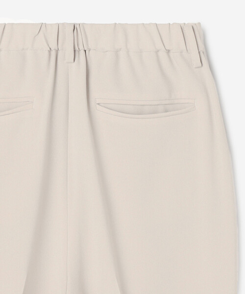 Morris & Sons（モリスアンドサンズ）の「MORRIS & SONS | バックサテンジョーゼットスラックス WOMEN（スラックス・レディース・ブラック/ライトグレー・0/1）」の5枚目の写真