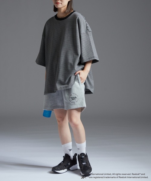 Reebok(リーボック)の「【WEB限定】【Reebok × CIAOPANIC TYPY】スウェットショートパンツ(スウェットパンツ・レディース・ネイビー/ライトグレー・MEDIUM)」の20枚目の写真