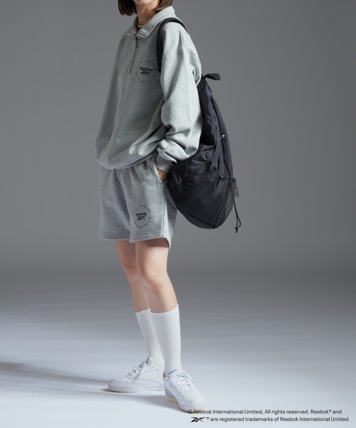 Reebok(リーボック)の「【WEB限定】【Reebok × CIAOPANIC TYPY】スウェットショートパンツ(スウェットパンツ・レディース・ネイビー/ライトグレー・MEDIUM)」の8枚目の写真