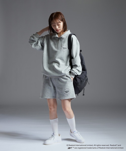 Reebok(リーボック)の「【WEB限定】【Reebok × CIAOPANIC TYPY】スウェットショートパンツ(スウェットパンツ・レディース・ネイビー/ライトグレー・MEDIUM)」の7枚目の写真