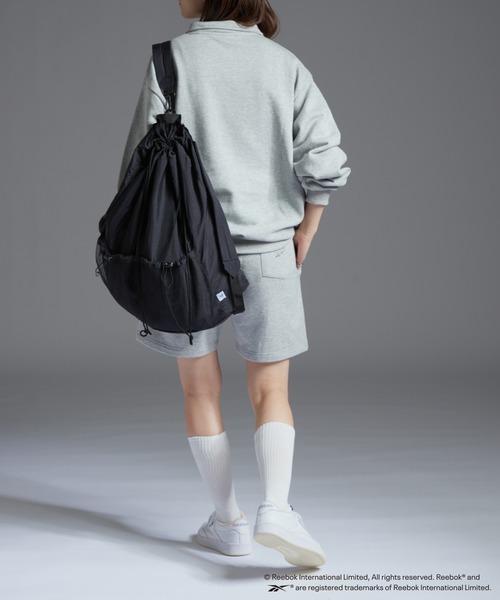 Reebok(リーボック)の「【WEB限定】【Reebok × CIAOPANIC TYPY】スウェットショートパンツ(スウェットパンツ・レディース・ネイビー/ライトグレー・MEDIUM)」の9枚目の写真