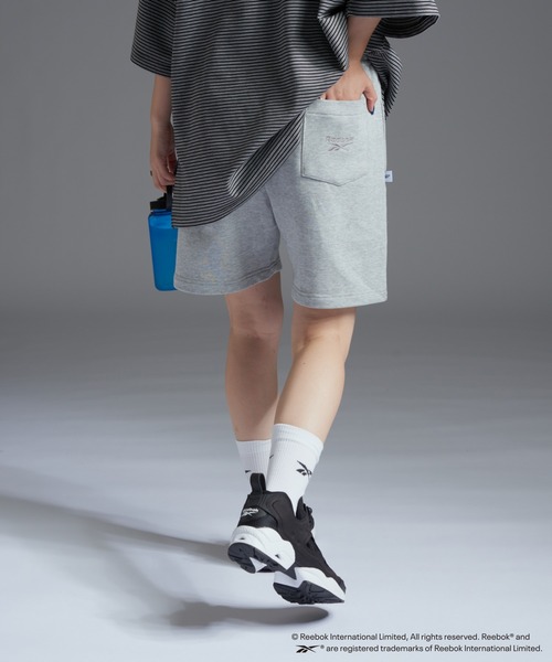 Reebok(リーボック)の「【WEB限定】【Reebok × CIAOPANIC TYPY】スウェットショートパンツ(スウェットパンツ・レディース・ネイビー/ライトグレー・MEDIUM)」の13枚目の写真