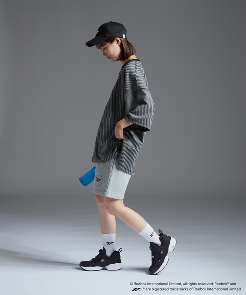 Reebok(リーボック)の「【WEB限定】【Reebok × CIAOPANIC TYPY】スウェットショートパンツ(スウェットパンツ・レディース・ネイビー/ライトグレー・MEDIUM)」の17枚目の写真