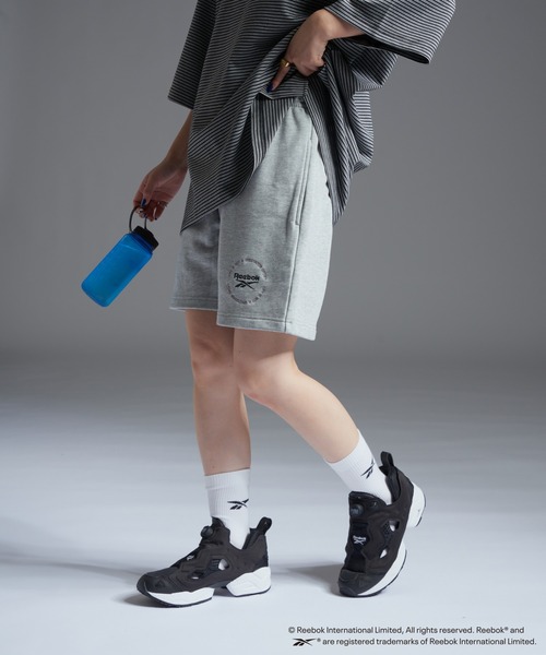 Reebok(リーボック)の「【WEB限定】【Reebok × CIAOPANIC TYPY】スウェットショートパンツ(スウェットパンツ・レディース・ネイビー/ライトグレー・MEDIUM)」の14枚目の写真