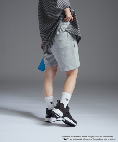 Reebok(リーボック)の「【WEB限定】【Reebok × CIAOPANIC TYPY】スウェットショートパンツ(スウェットパンツ・レディース・ネイビー/ライトグレー・MEDIUM)」の16枚目の写真