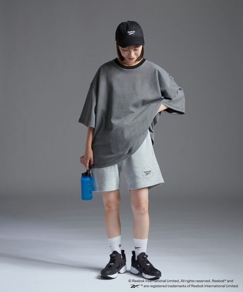 Reebok(リーボック)の「【WEB限定】【Reebok × CIAOPANIC TYPY】スウェットショートパンツ(スウェットパンツ・レディース・ネイビー/ライトグレー・MEDIUM)」の18枚目の写真