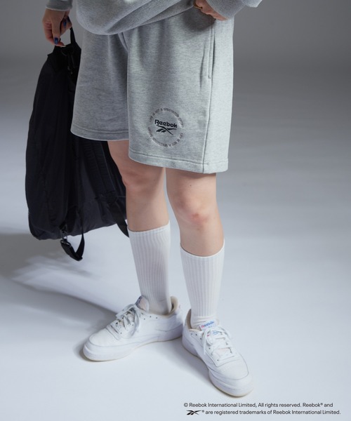 Reebok(リーボック)の「【WEB限定】【Reebok × CIAOPANIC TYPY】スウェットショートパンツ(スウェットパンツ・レディース・ネイビー/ライトグレー・MEDIUM)」の3枚目の写真