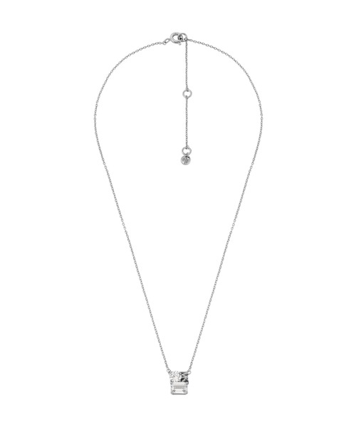 MICHAEL KORS(マイケルコース)の「マイケル・コース アクセサリー レディース ネックレス ガンメタル MKC1660CZ040(ネックレス・レディース・シルバー・FREE)」の5枚目の写真