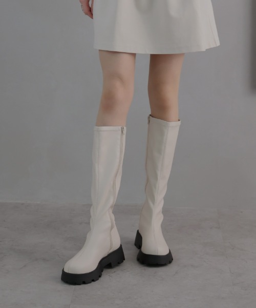 インヒールストレッチロングブーツ 楽天市場】1/16 9:59マデ 3999円 送料無料 こっそり脚長ブーツ