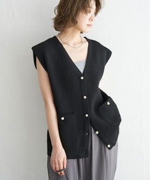 パールボタンベスト